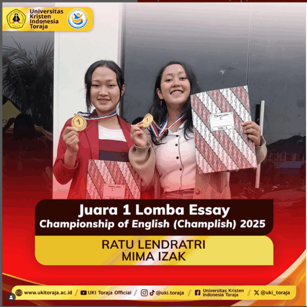 Juara 1 Lomba Essay Champlish 2025